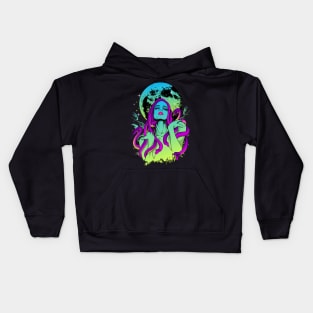 Medusa vaporwave Kids Hoodie